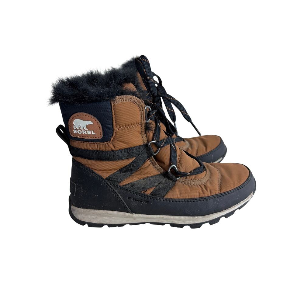 Sorel Whitney II Short Lace Boot Womens Size 6 Waterproof Brown